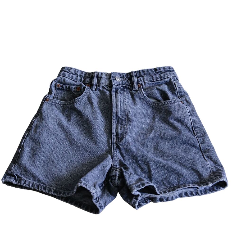 ZARA Gray High-waist Denim shorts size 4